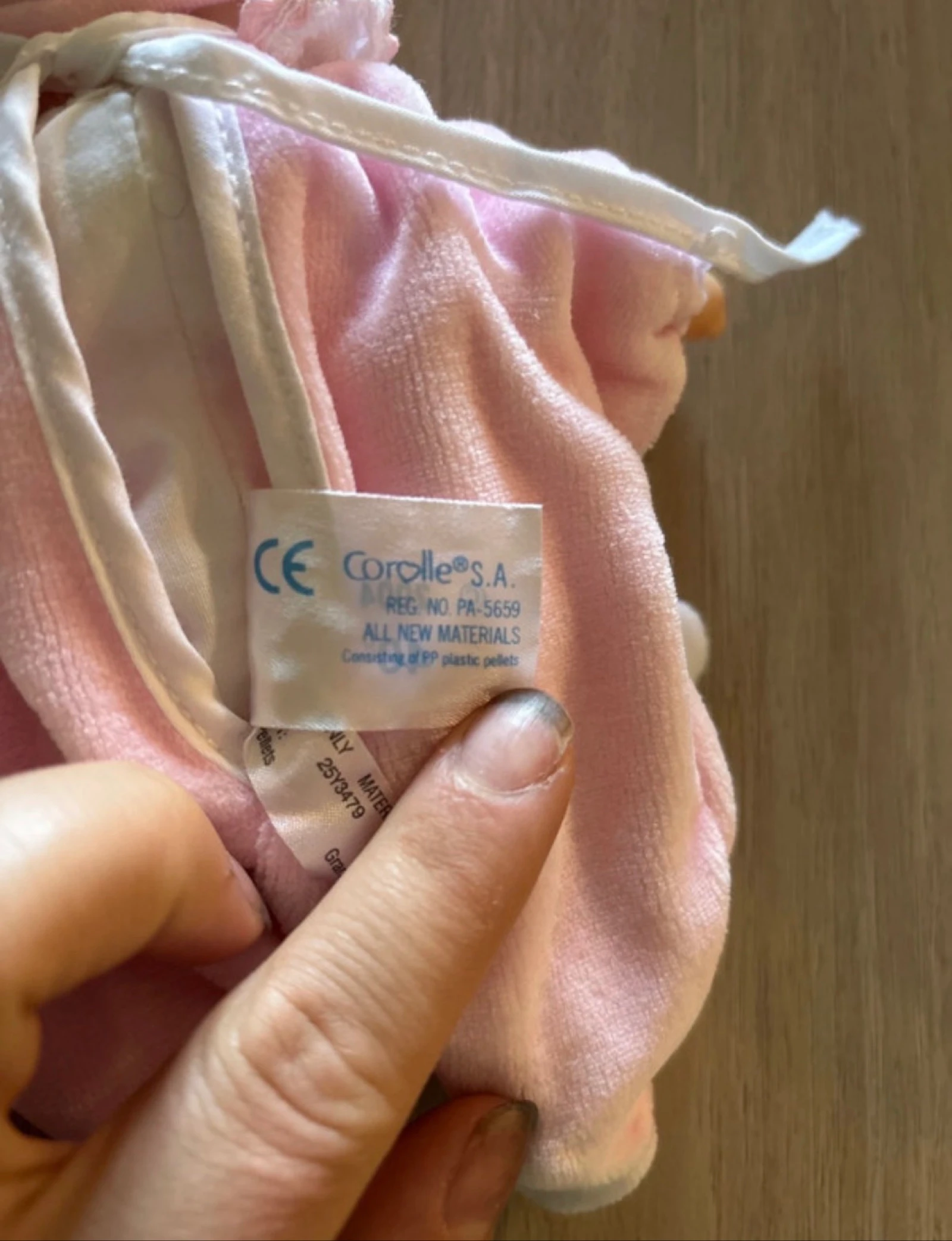 Pelúcia primeiro bebê rosa - COROLLE – photo 4